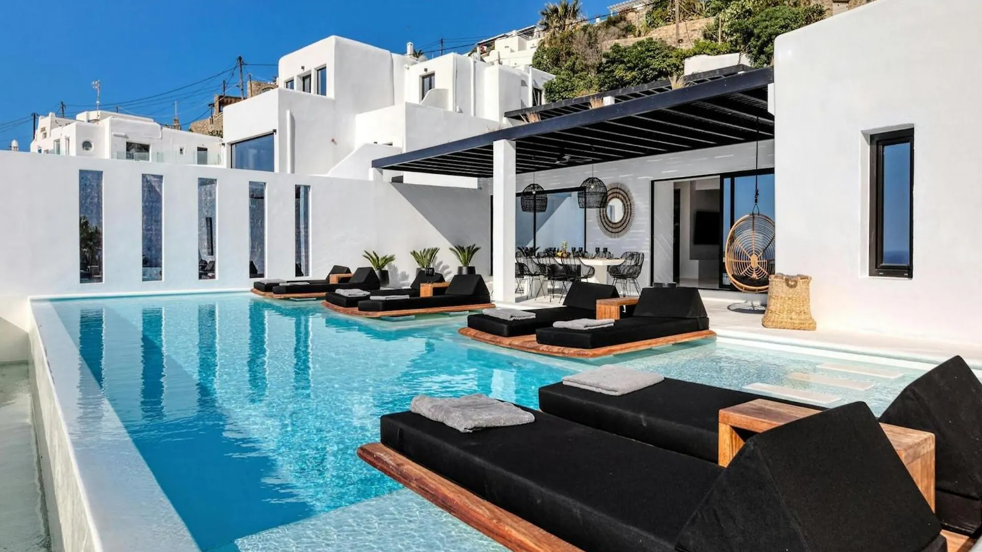 Villa With Fantastic Terrace-Sea Views Psarou  0*, Psarou (Mykonos)