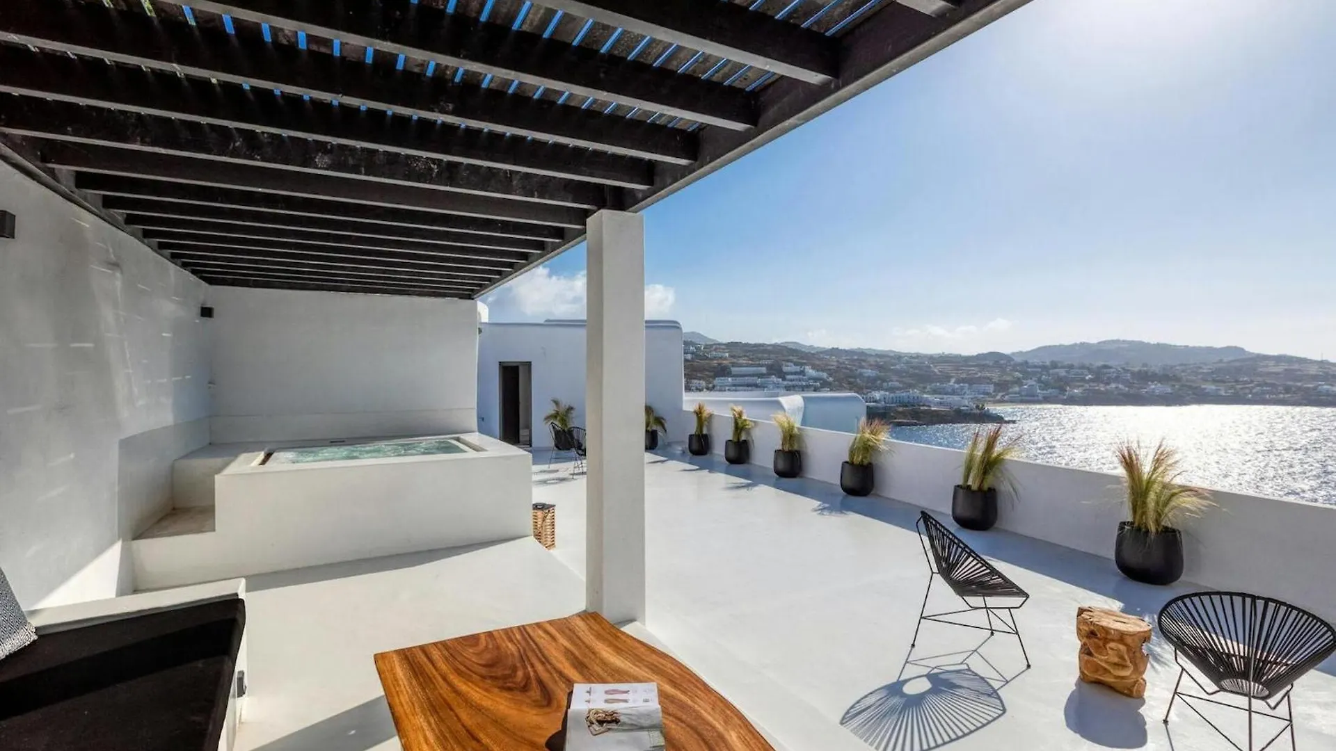 Villa With Fantastic Terrace-Sea Views Psarou  Holiday home